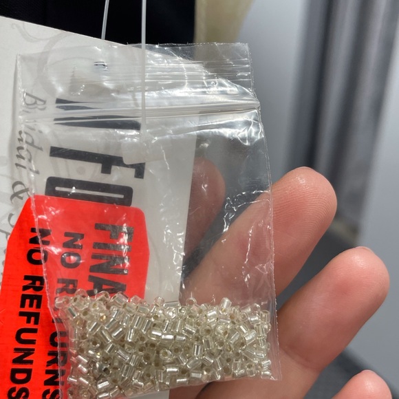 Black Formal Dress with illusion back & train - Picture 9 of 9